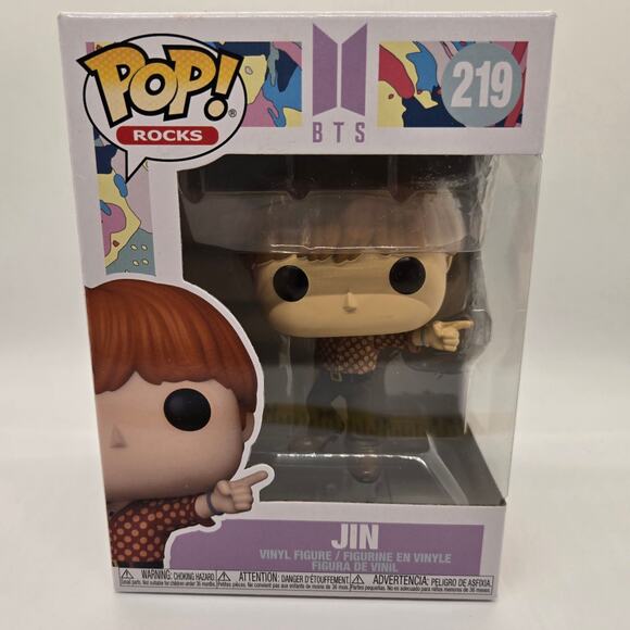 Funko Pop! Rocks Vinyl Figure - BTS Jin #219 - Picture 1 of 6